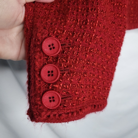 Pendleton Red Textured Blazer - Picture 6 of 12